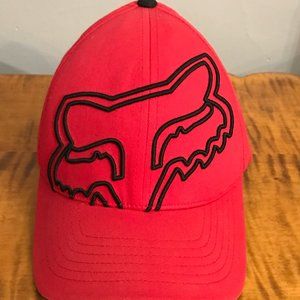 Fox Racing Flexfit Motocross Red & Black Hat